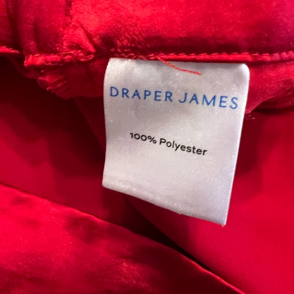 Draper James Brilliant Red Satin A-Line Pull On Skirt Size XXL - Picture 8 of 9